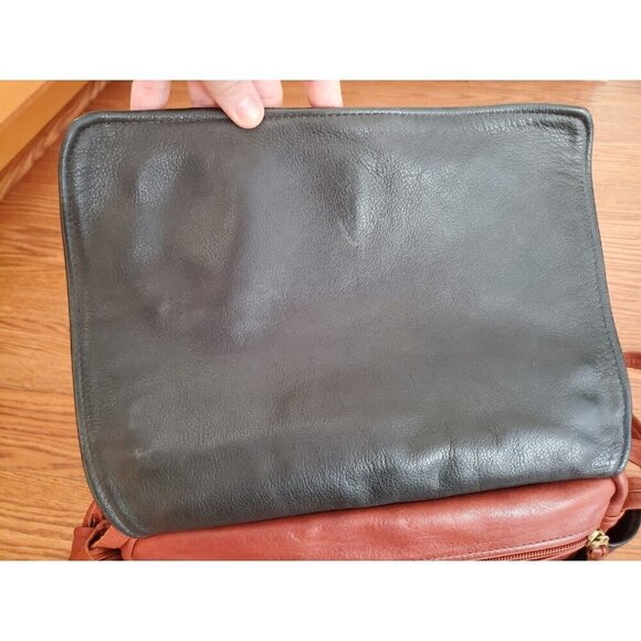 Stickman Leather Unisex Crossbody Purse Bag Brown Black Adjustable Strap READ - Picture 2 of 15